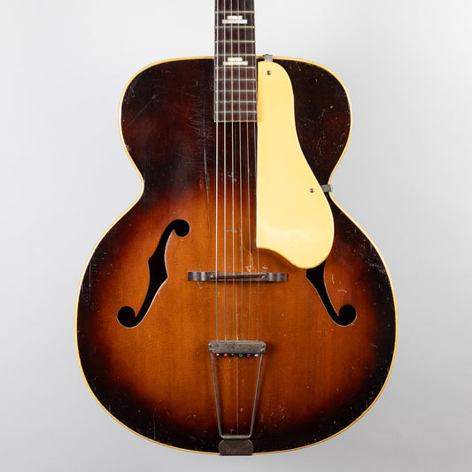 Used Silvertone Aristocrat Archtop Guitar, Sunburst Finish