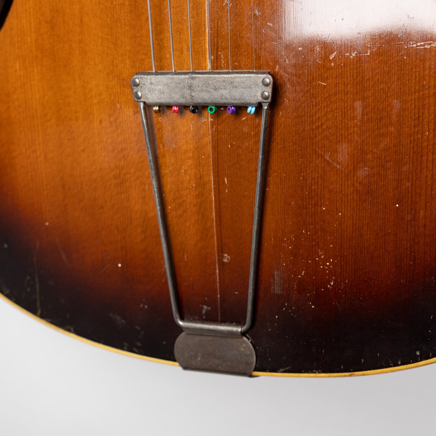 Used Silvertone Aristocrat Archtop Guitar, Sunburst Finish