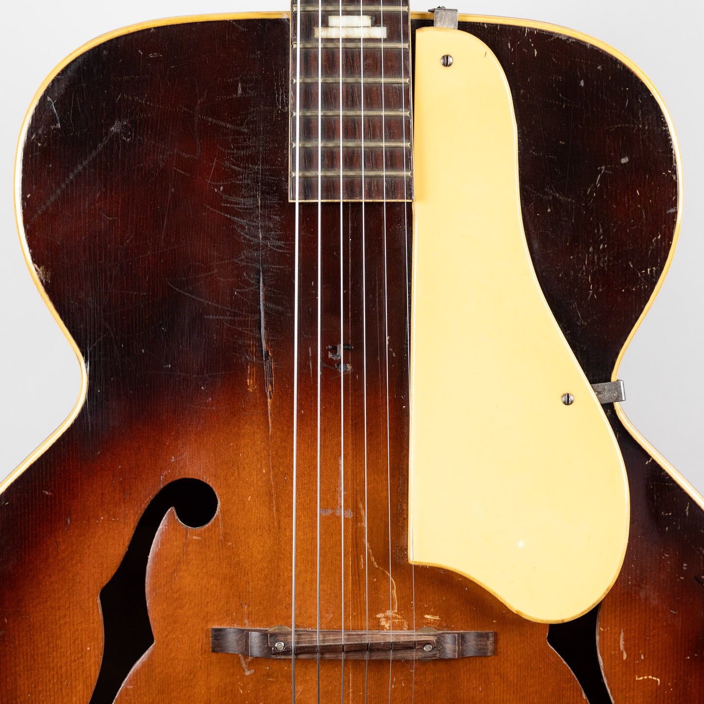 Used Silvertone Aristocrat Archtop Guitar, Sunburst Finish