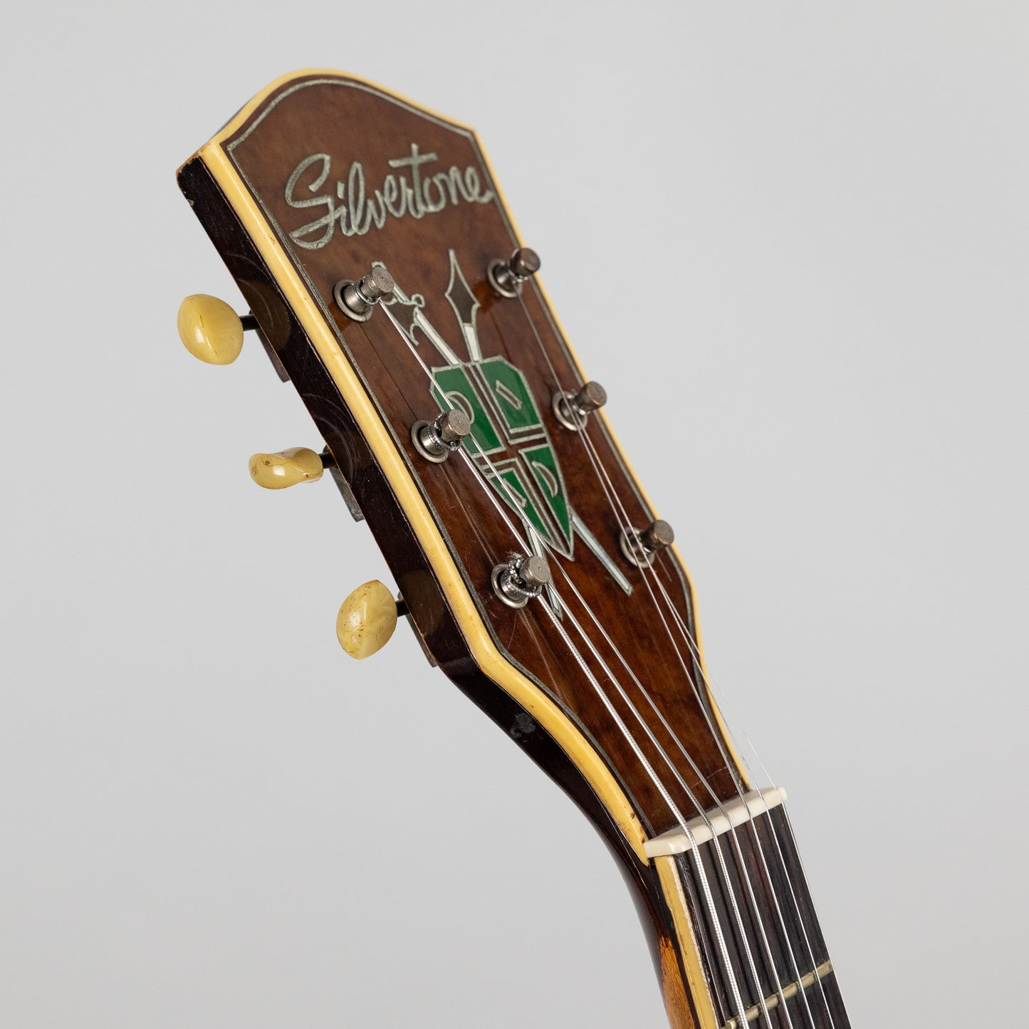 Used Silvertone Aristocrat Archtop Guitar, Sunburst Finish
