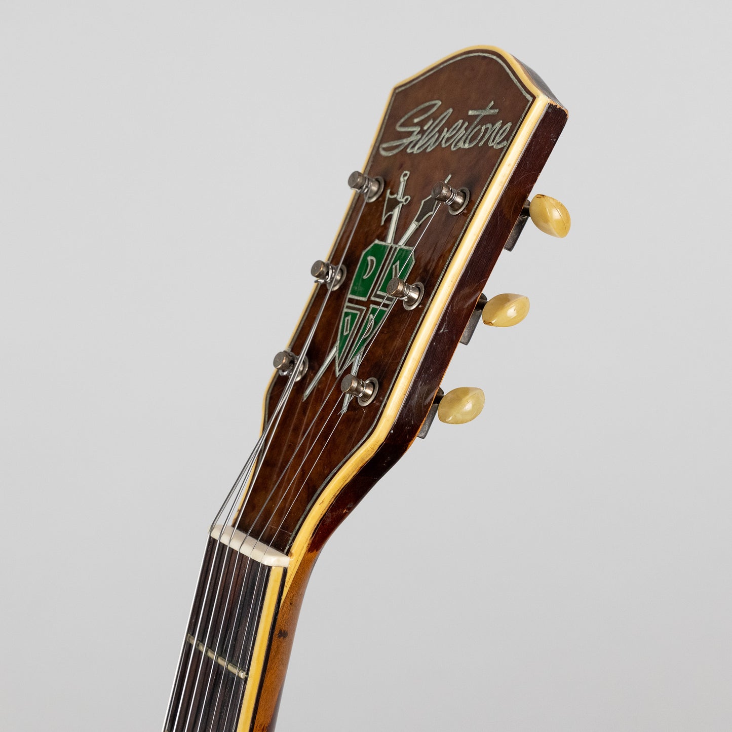 Used Silvertone Aristocrat Archtop Guitar, Sunburst Finish
