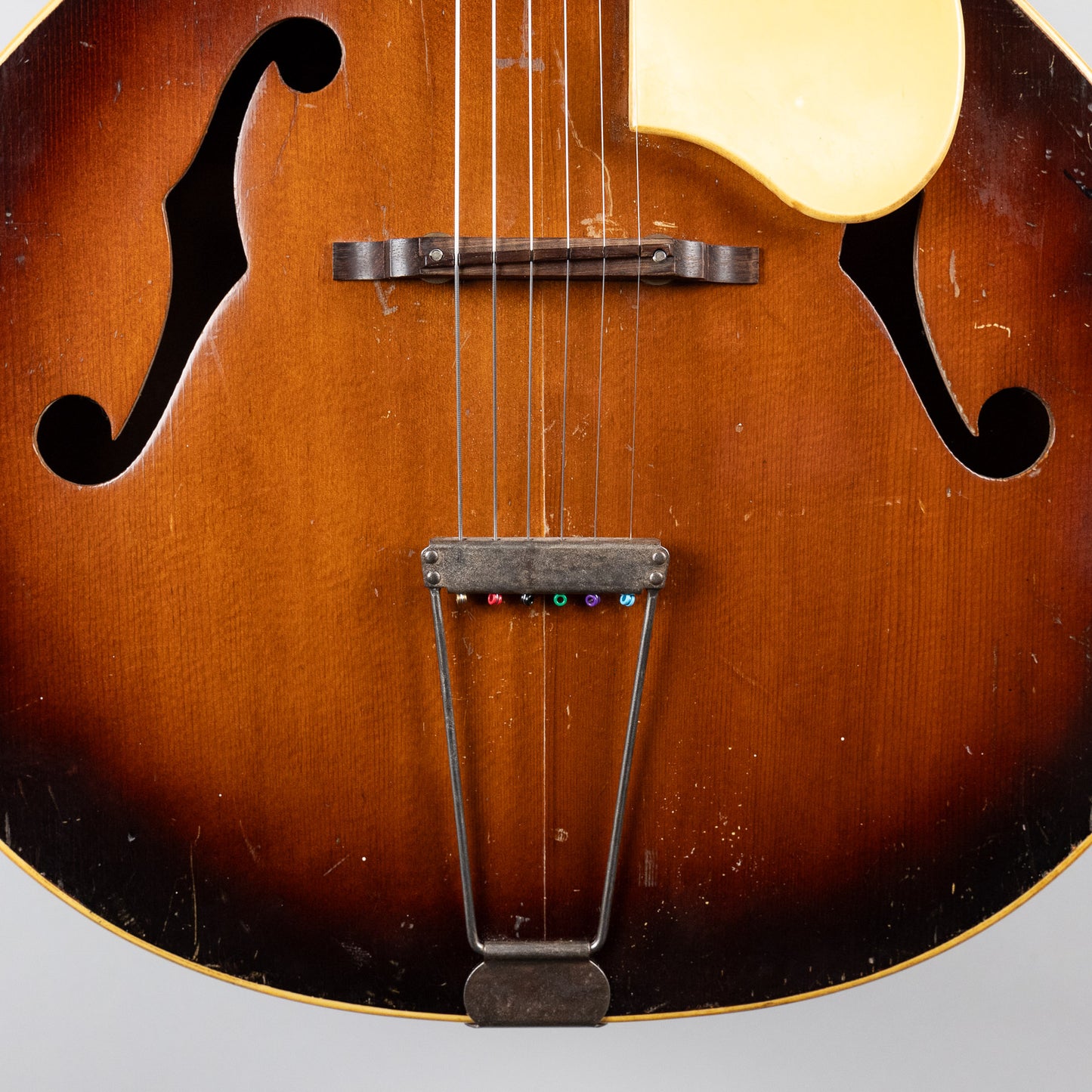 Used Silvertone Aristocrat Archtop Guitar, Sunburst Finish
