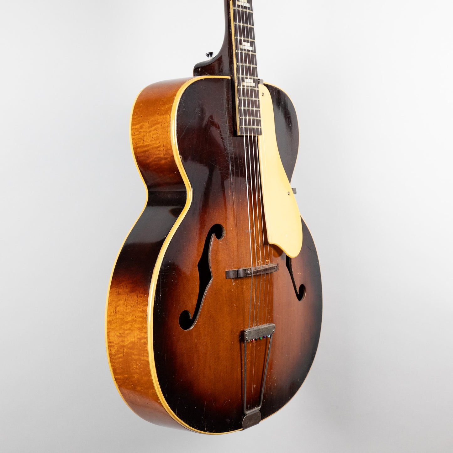 Used Silvertone Aristocrat Archtop Guitar, Sunburst Finish