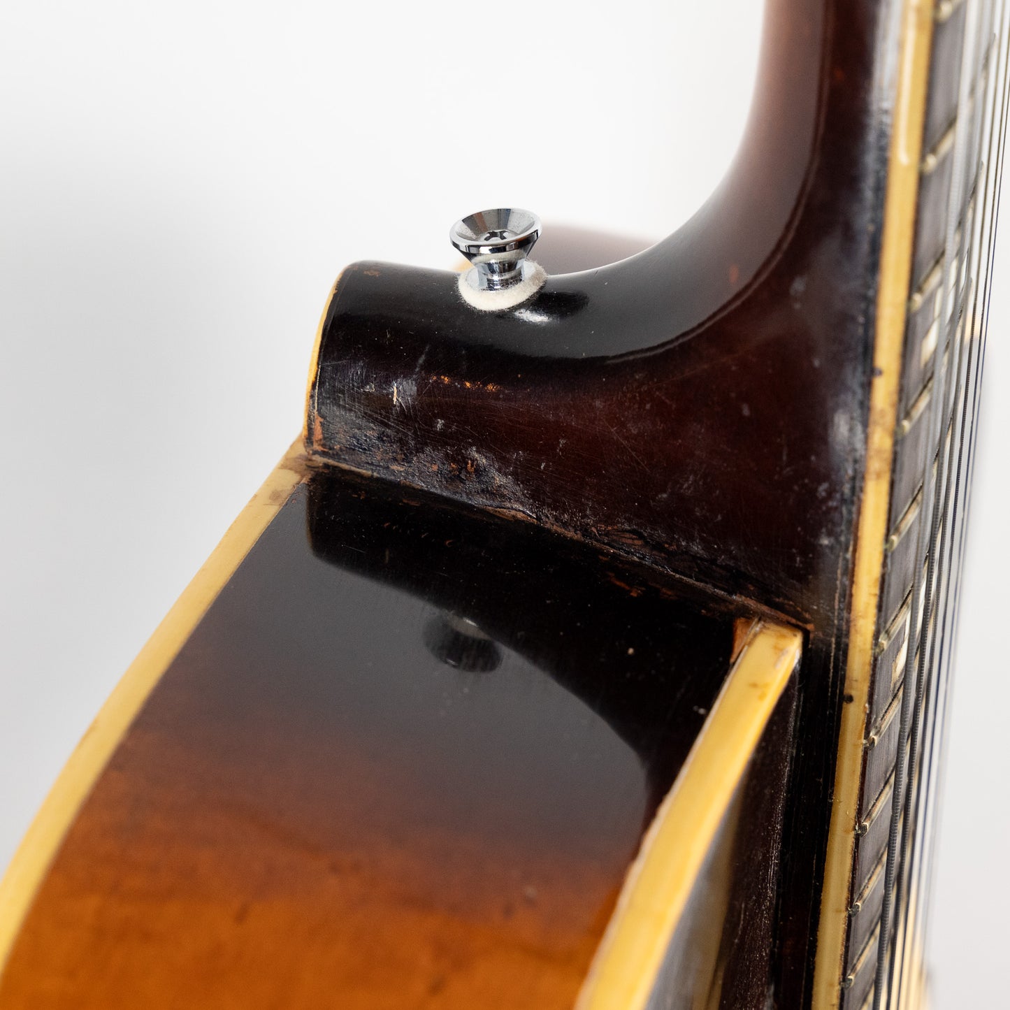 Used Silvertone Aristocrat Archtop Guitar, Sunburst Finish