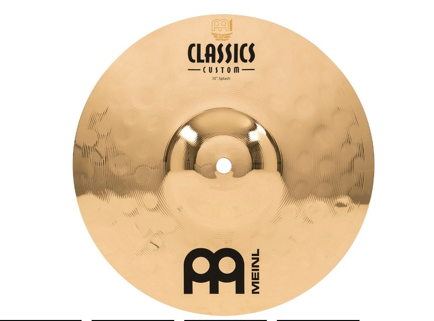 Meinl 10" Classics Custom Brilliant Splash Cymbal