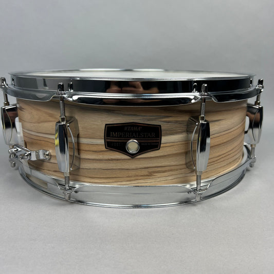 Tama 14" x 5" Imperialstar Snare Drum, Zebrawood Wrap