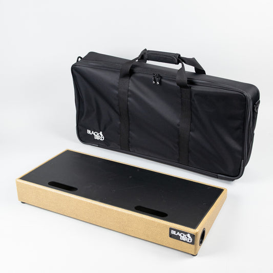 Blackbird Tweed Tolex 12x24 Board with Gig Bag