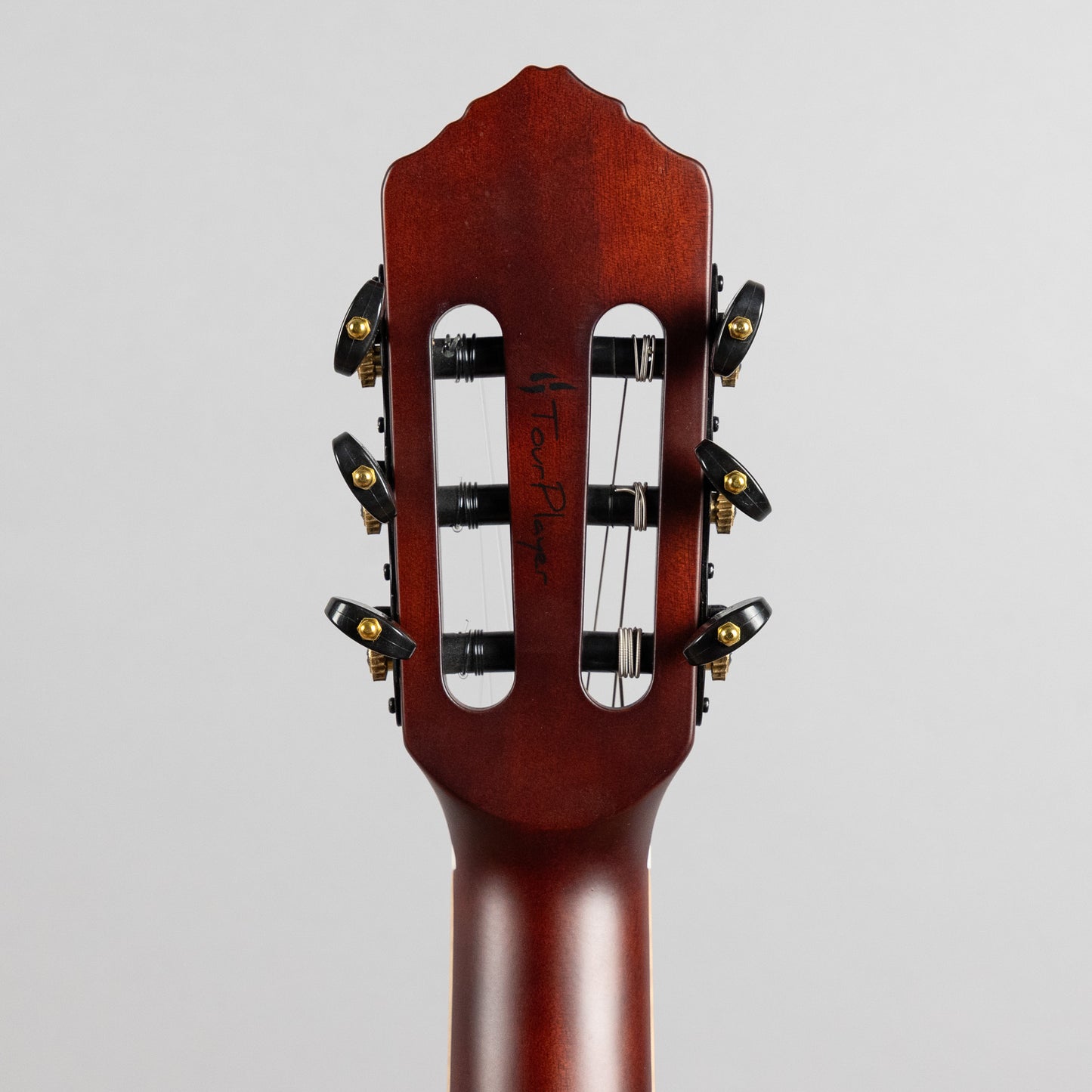 Ortega TourPlayer Deluxe Nylon String Guitar, Acacia Burst Top