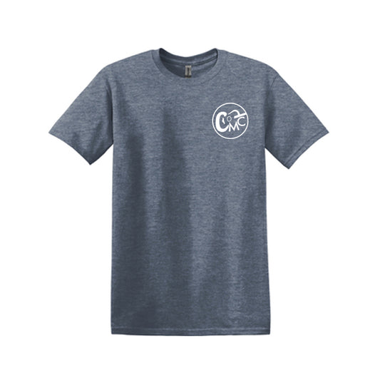CMC Softstyle Logo T-Shirt, Heather Indigo