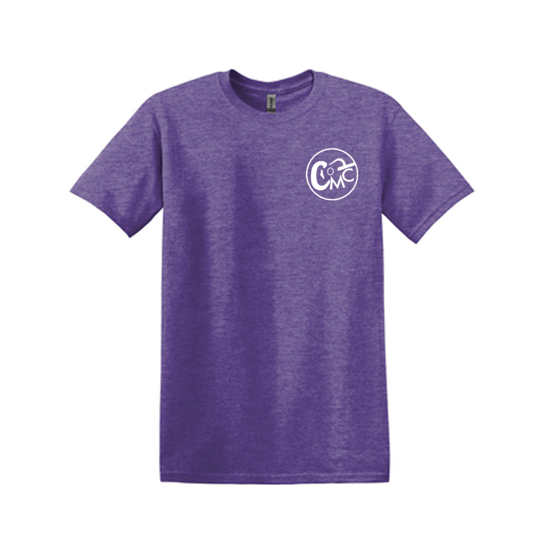 CMC Softstyle Logo T-Shirt, Heather Purple