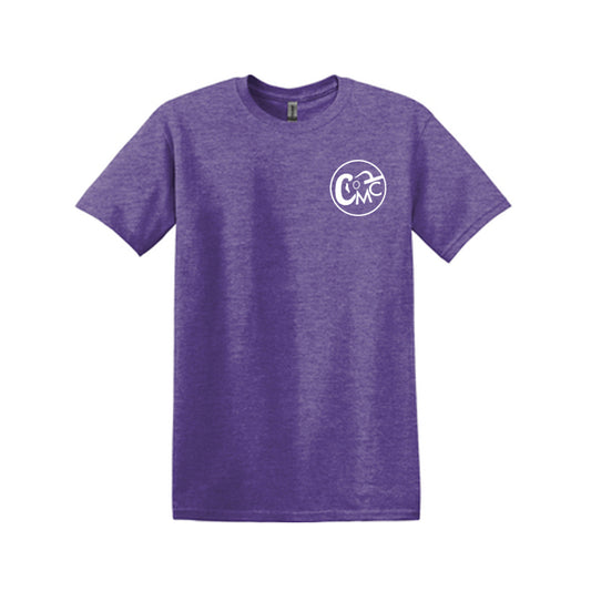 CMC Softstyle Logo T-Shirt, Heather Purple