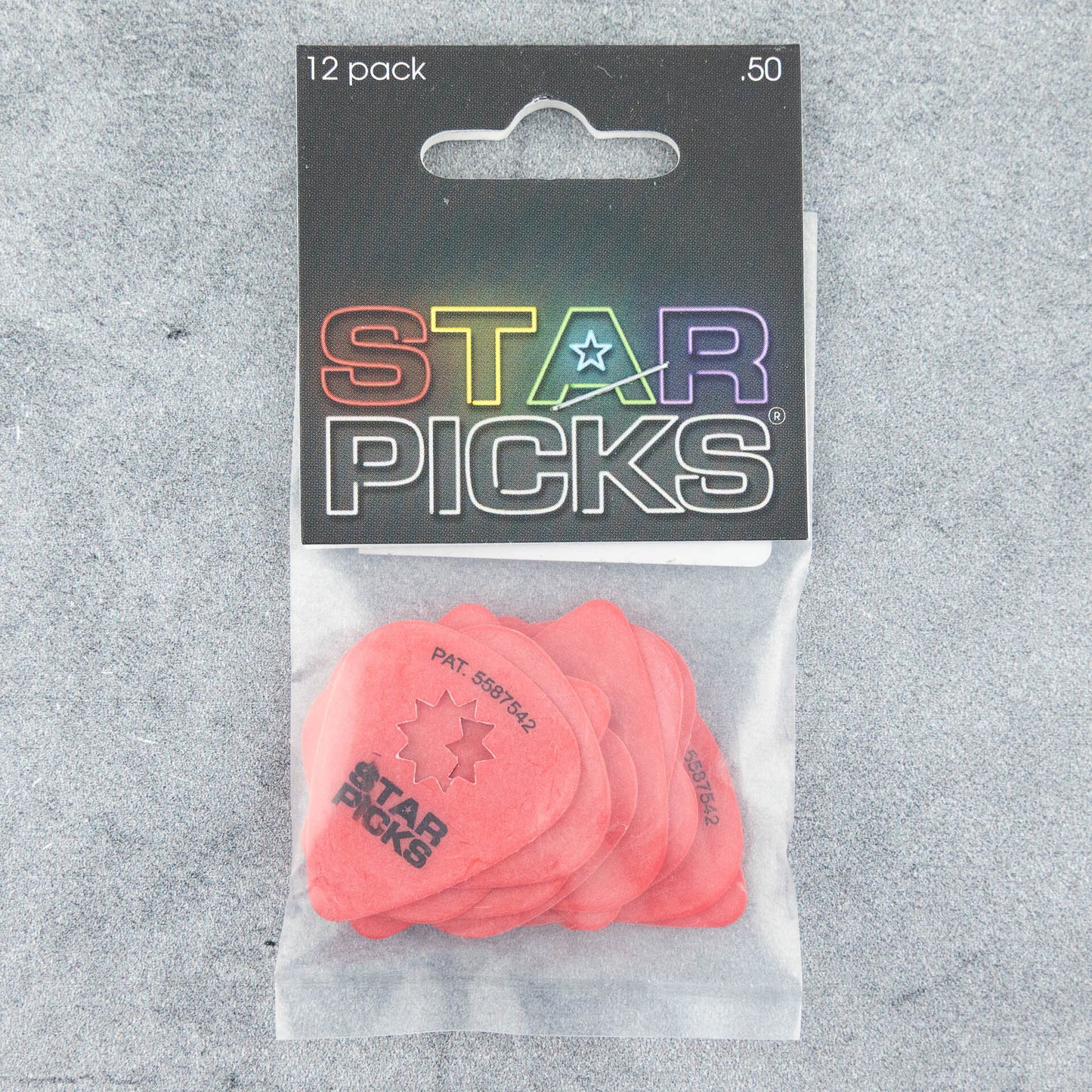 Cleartone Everly Star Picks .50mm, 12-Pack