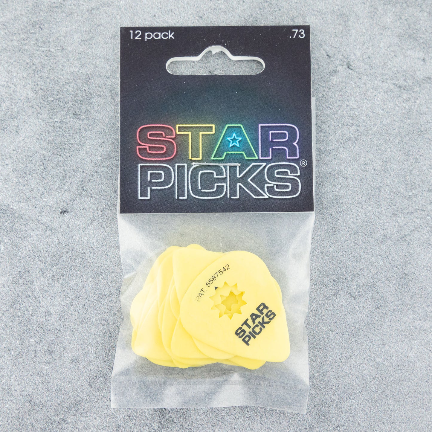 Cleartone Everly Star Picks .73mm, 12-Pack