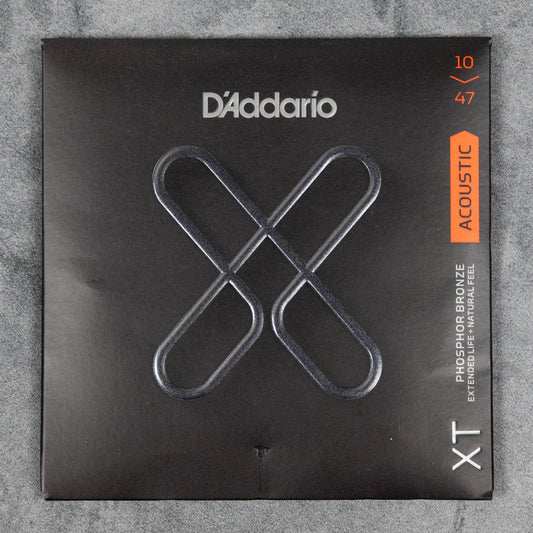 D'Addario XTAPB1047 Phosphor Bronze Acoustic Guitar Strings 10-47