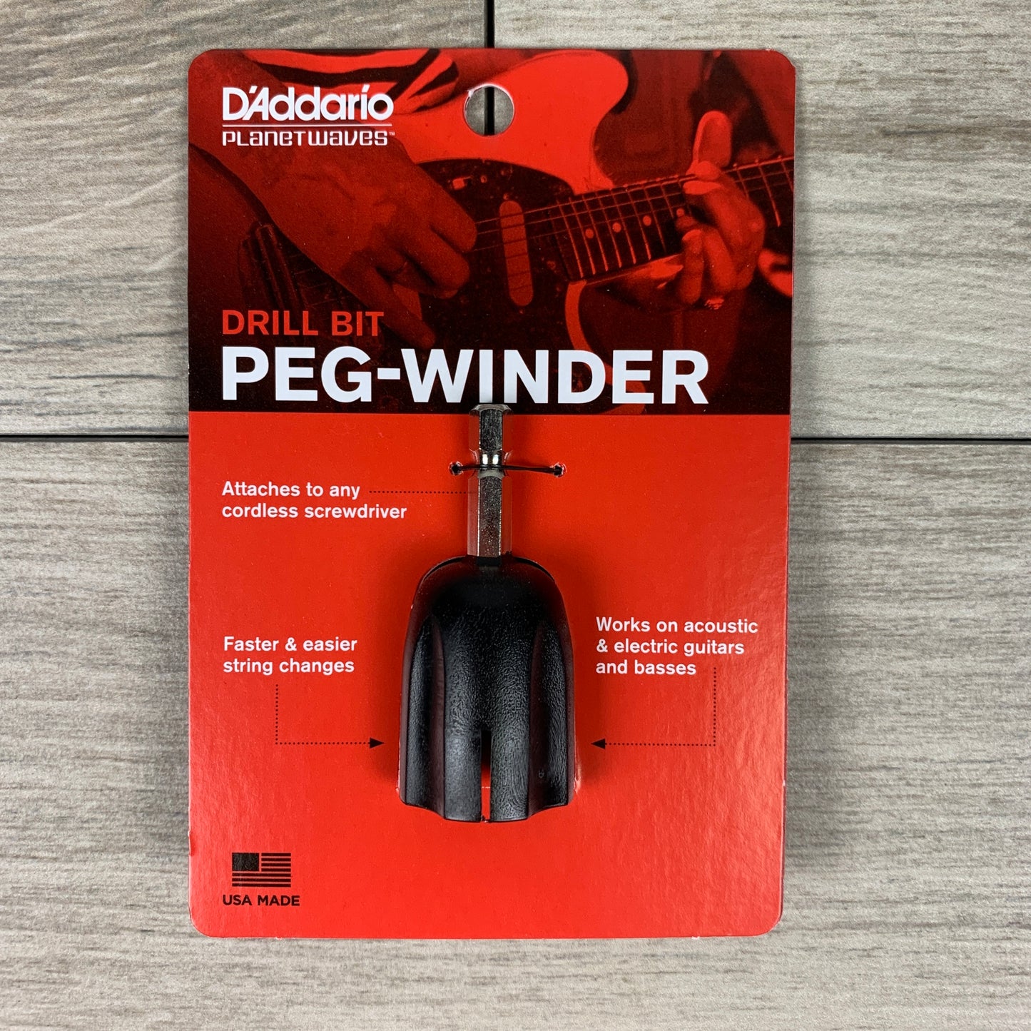 D'Addario Drill Bit Peg Winder