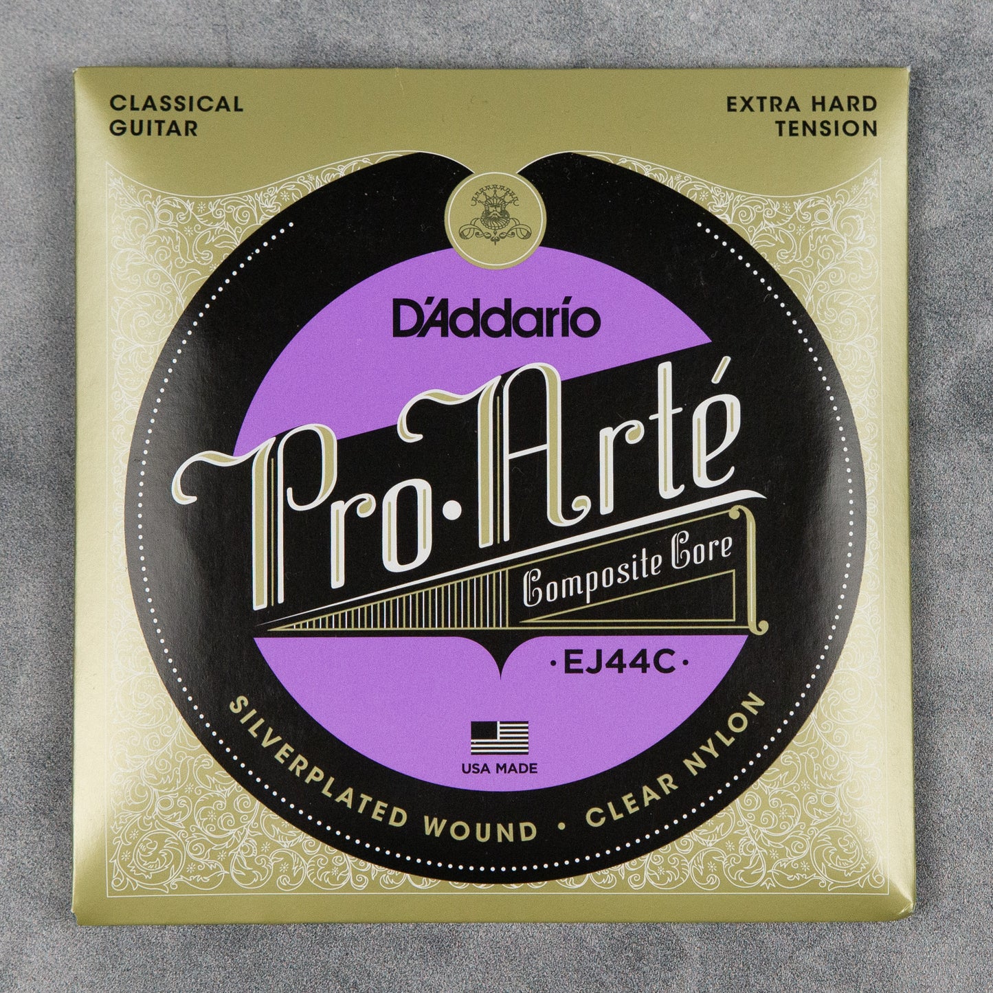 D’Addario EJ44C Pro-Arté Composite Core Classical Guitar Strings, Extra Hard Tension