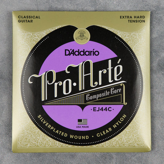 D’Addario EJ44C Pro-Arté Composite Core Classical Guitar Strings, Extra Hard Tension