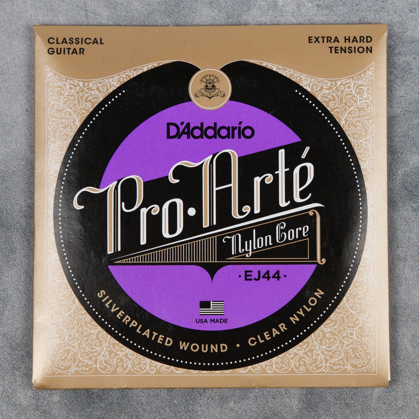 D’Addario EJ44 Pro-Arté Nylon Classical Guitar Strings, Extra Hard Tension