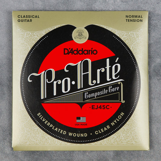 D’Addario EJ45C Pro-Arté Composite Core Classical Guitar Strings, Normal Tension