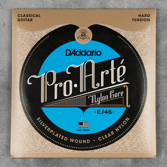 D’Addario EJ46 Pro-Arté Nylon Classical Guitar Strings, Hard Tension