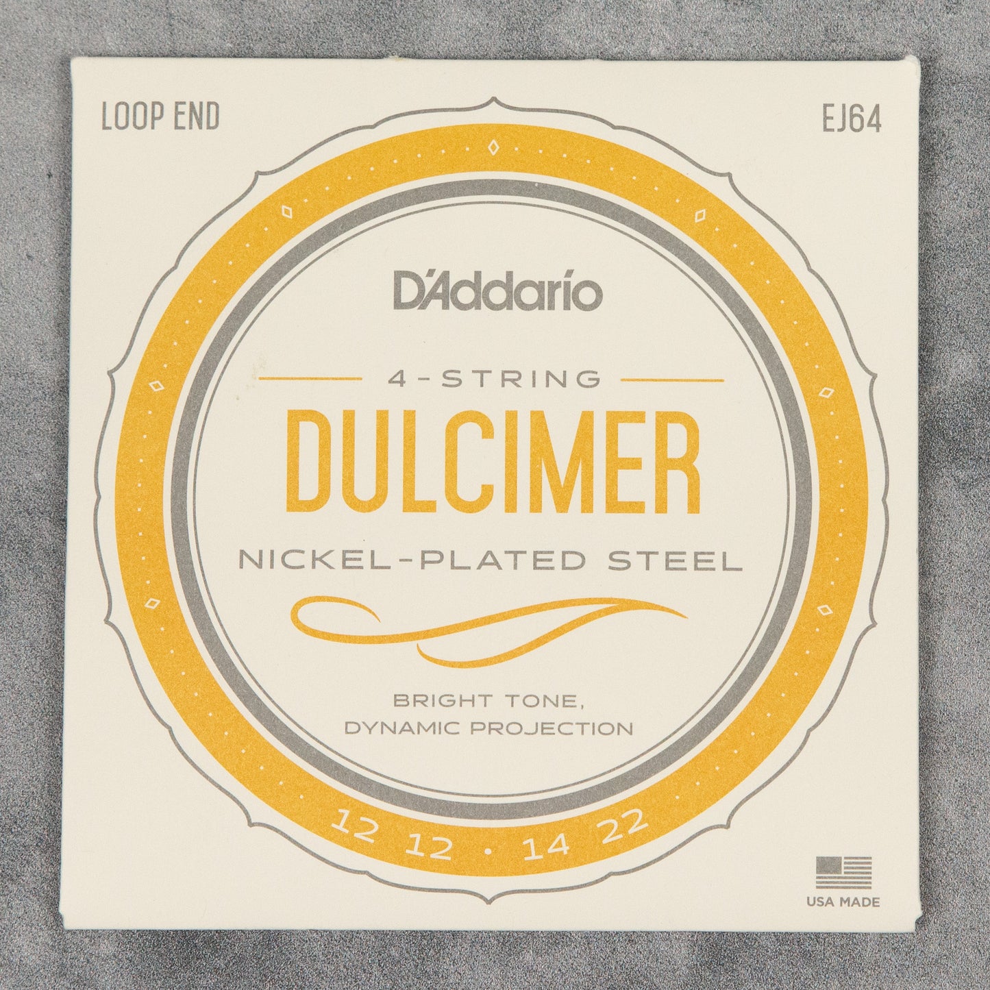 D'Addario EJ64 Dulcimer 4-String Set