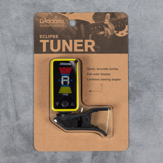 D'Addario Eclipse CT17 Headstock Tuner in Yellow