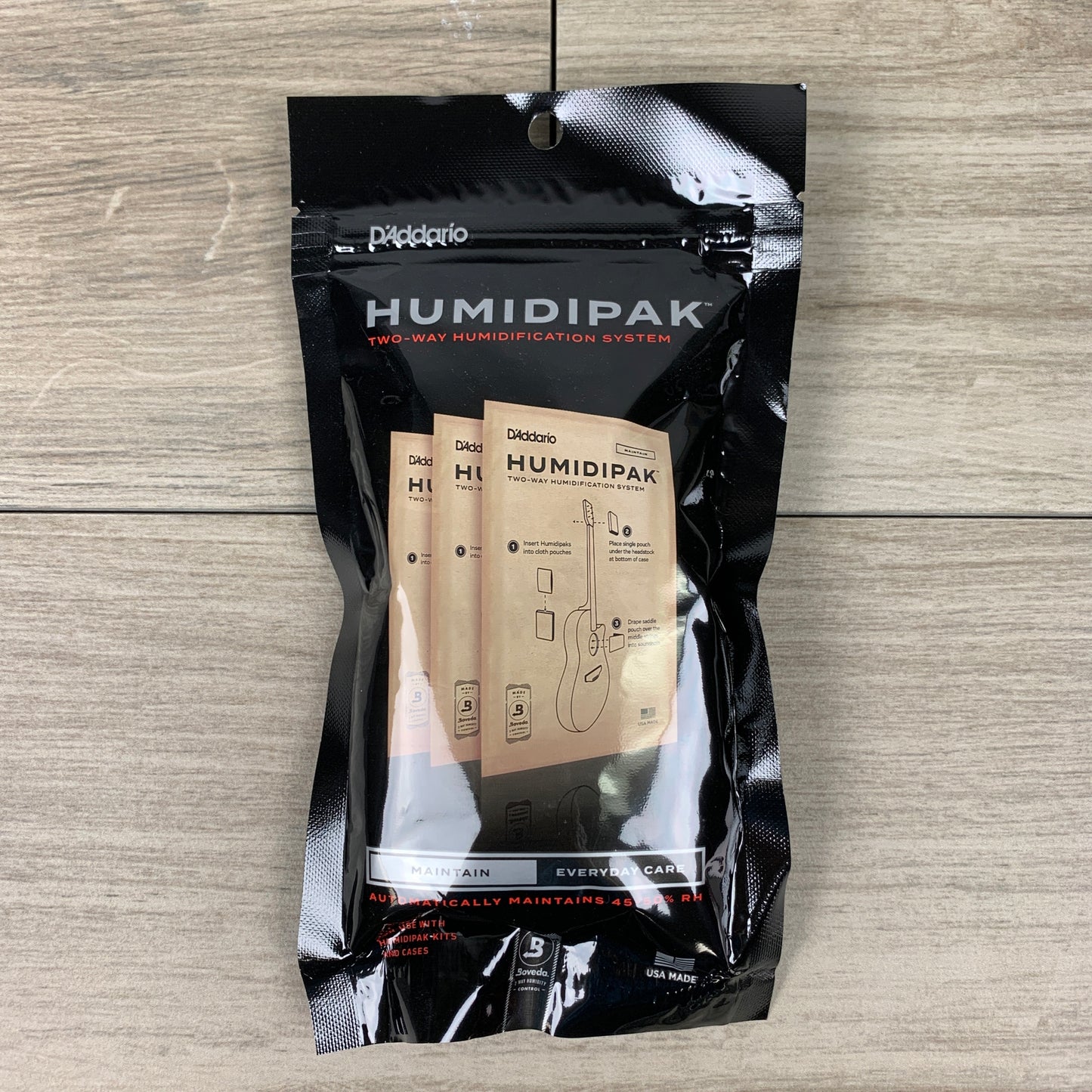 D'Addario Humidipak Maintain, Replacement 3-Pack