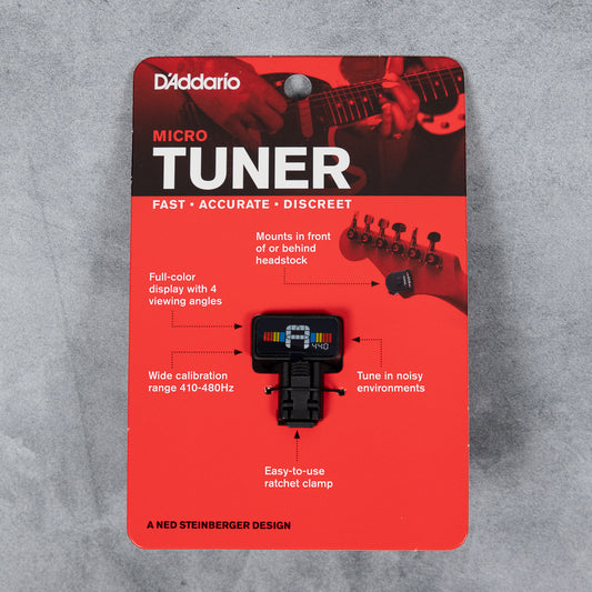 D'Addario Micro Chromatic Headstock Tuner