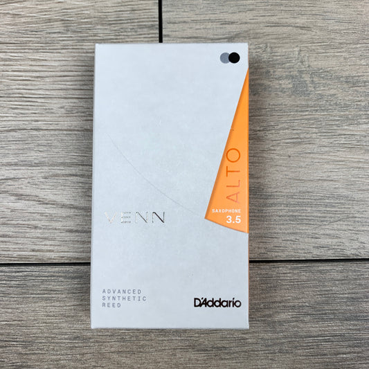 D'Addario VENN Eb Alto Saxophone Synthetic Reed, Strength 3.5