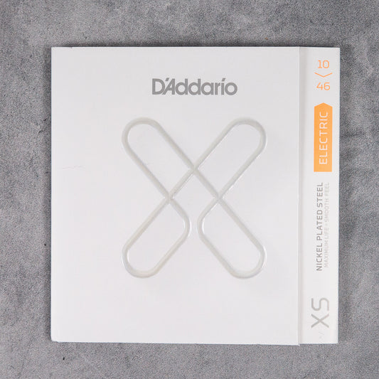D'Addario XSE1046 XS Nickel Coated Electric Guitar Strings, 10-46 Gauge