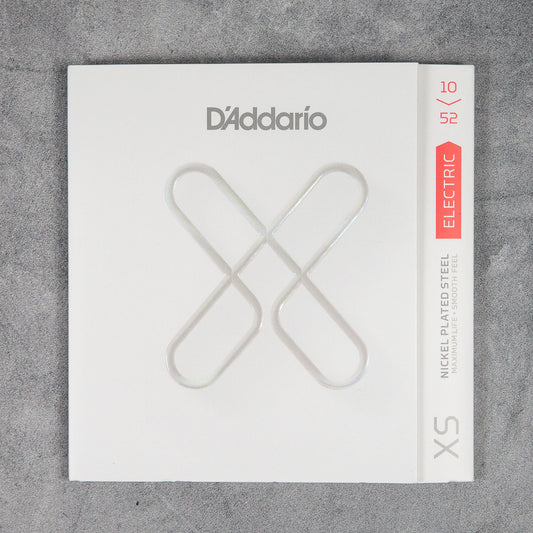 D'Addario XSE1052 XS Nickel Coated Electric Guitar Strings, 10-52