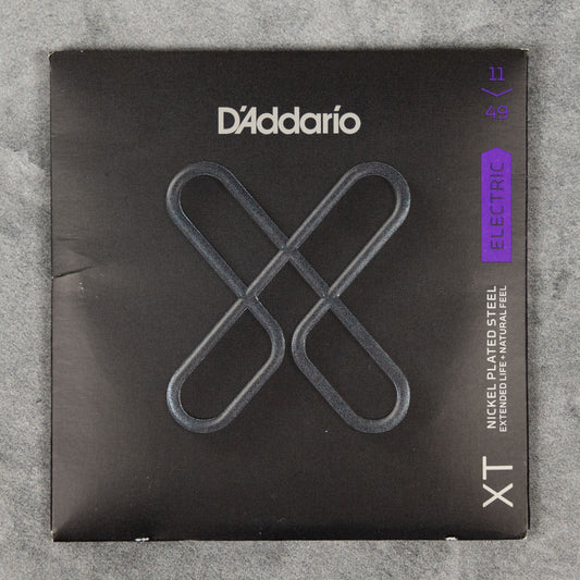 D'Addario XTE1149 Electric Nickel Wound Guitar Strings, 11-49, Medium