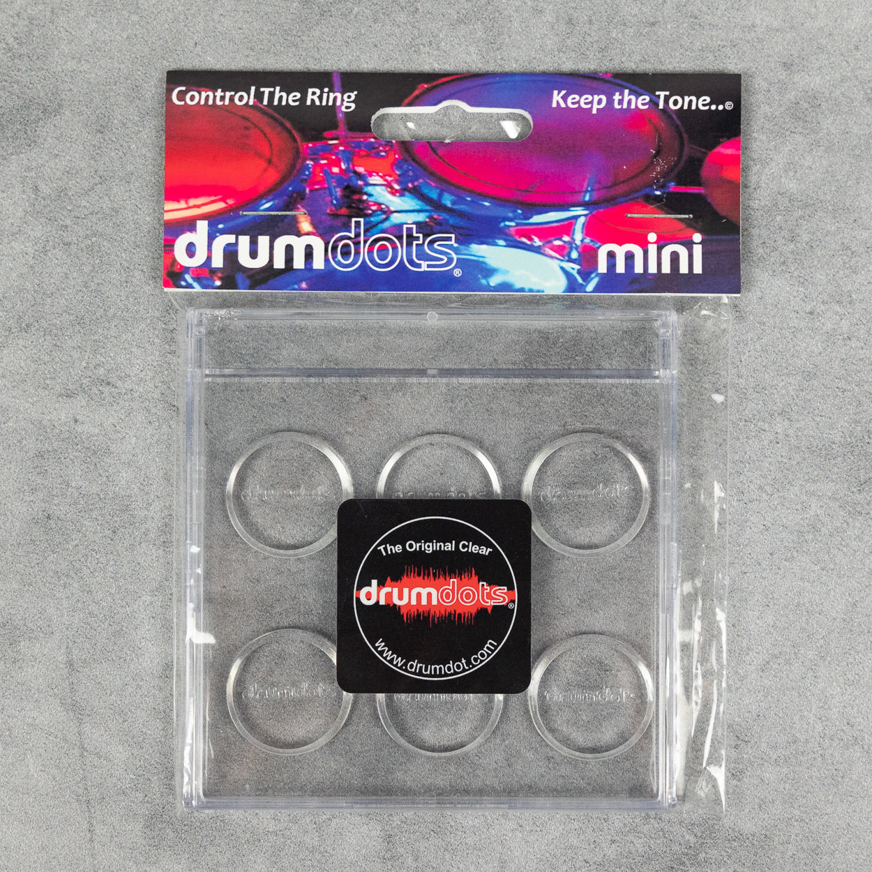 Drumdots Mini Drum Dampeners, 6 Pack