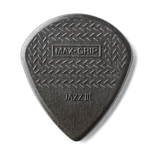 Dunlop Max-Grip Jazz III Carbon Fiber Picks, 6-Pack