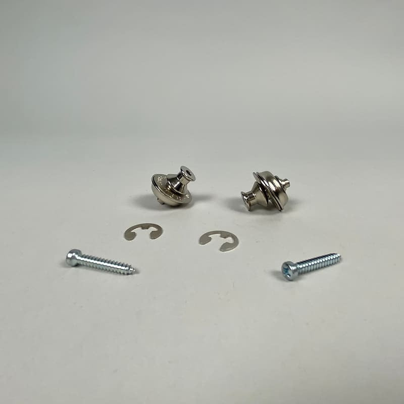 Dunlop Straplok Dual Design Strap Retainers, Nickel