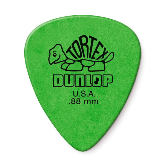 Dunlop Tortex Standard Picks, 12-Pack, 0.88mm in Green
