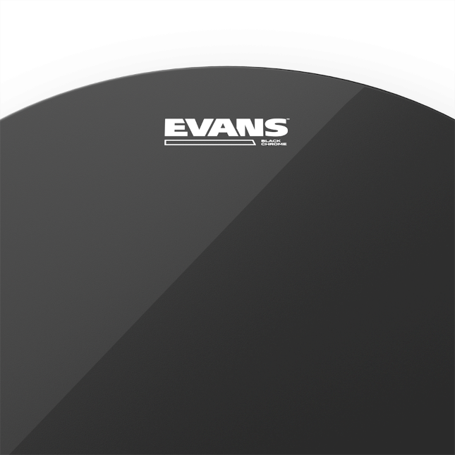 Evans Black Chrome Tom Batter Drum Head