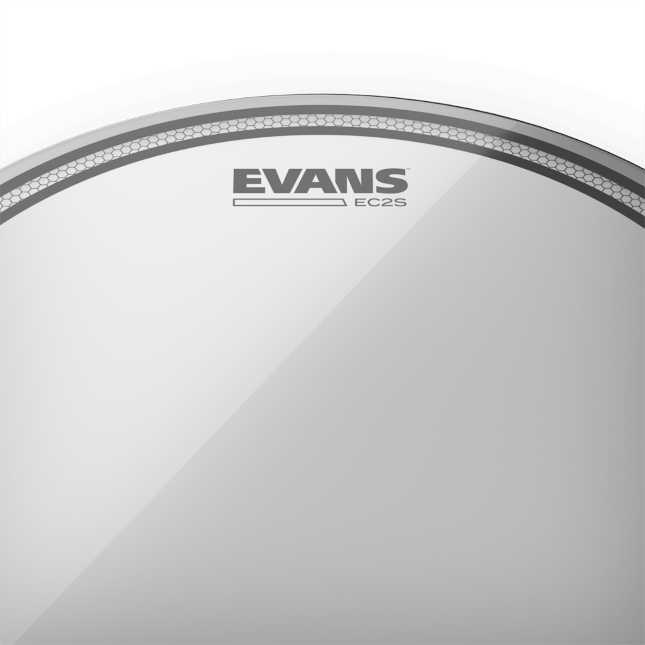 Evans EC2S Clear Tom Batter Drumhead
