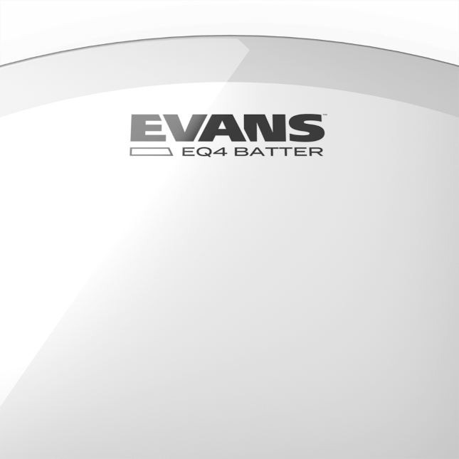 Evans EQ4 Clear Batter Drumhead