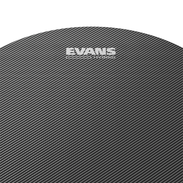 Evans Hybrid Grey Marching Snare Drumhead