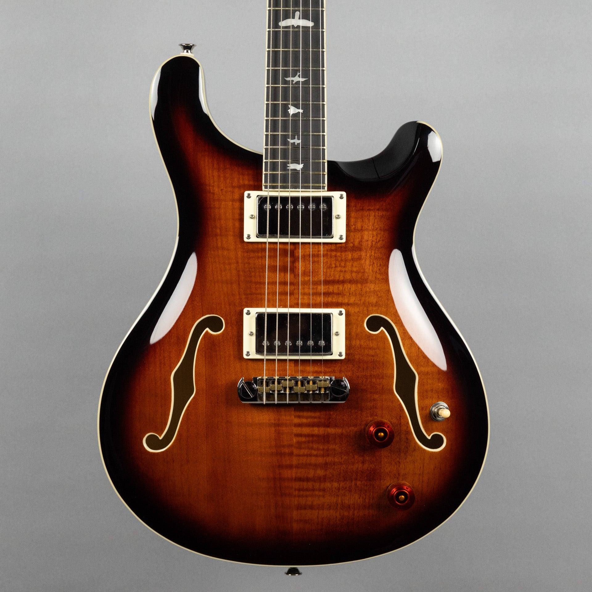 Paul Reed Smith SE Hollowbody II in Black Gold Burst (F25797)