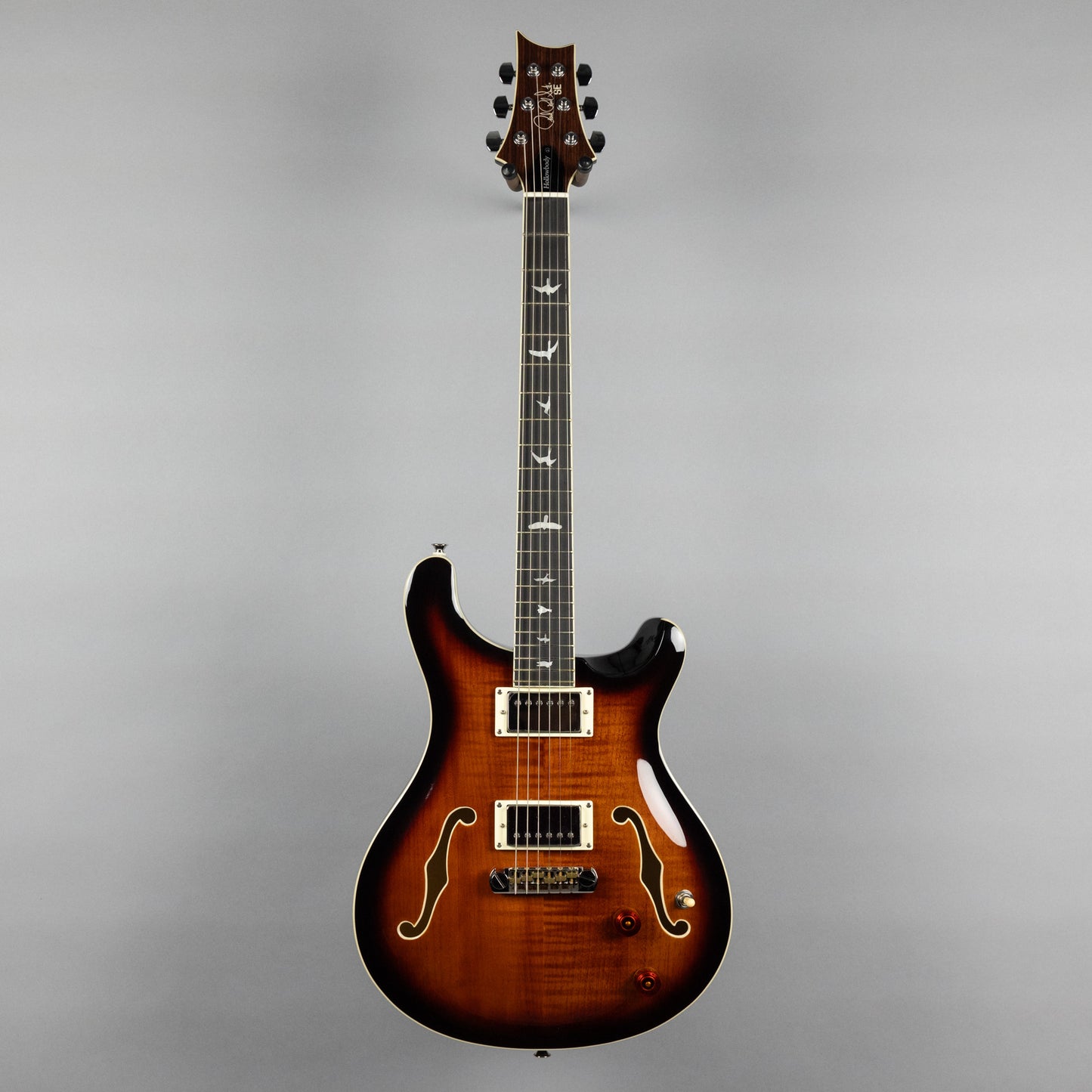Paul Reed Smith SE Hollowbody II in Black Gold Burst (F25797)