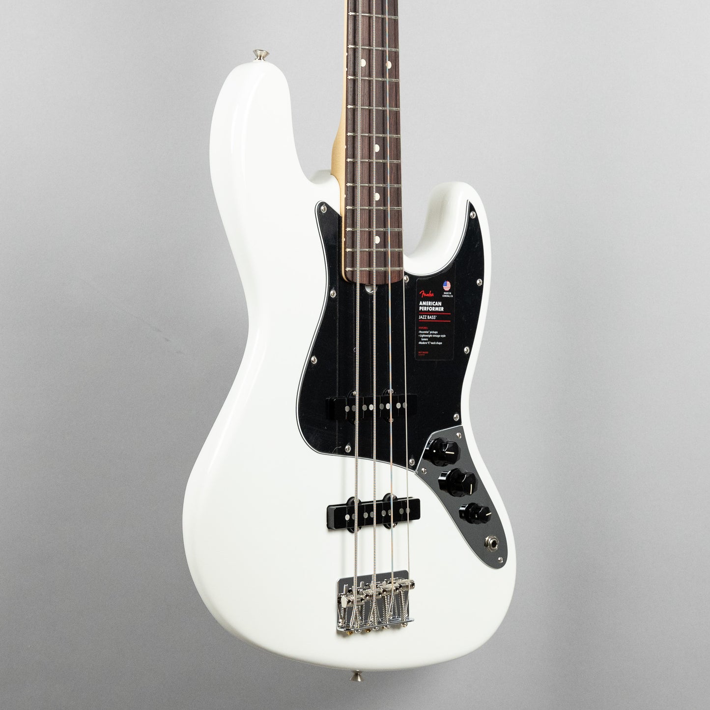 Fender American Performer Jazz Bass, Arctic White