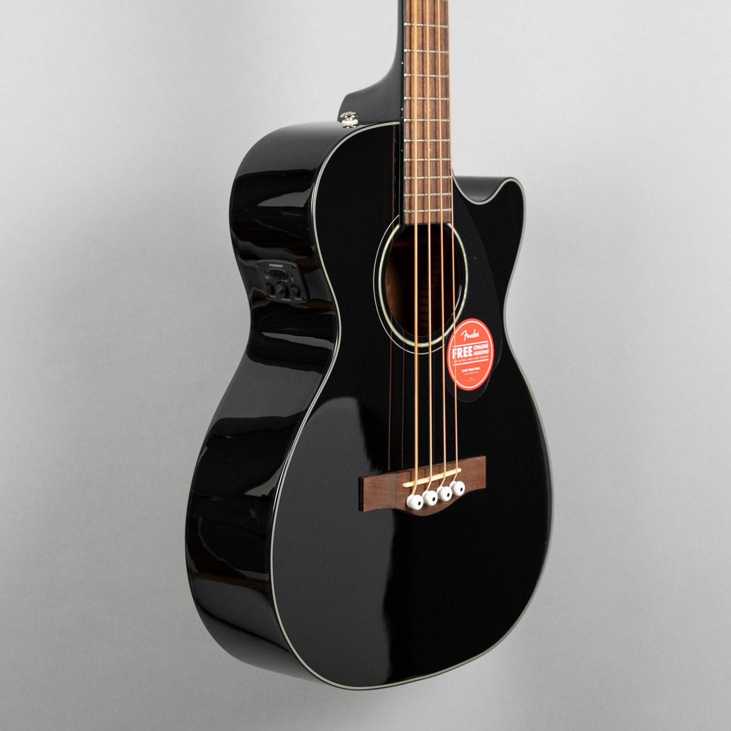 Fender CB-60SCE Acoustic Bass, Black