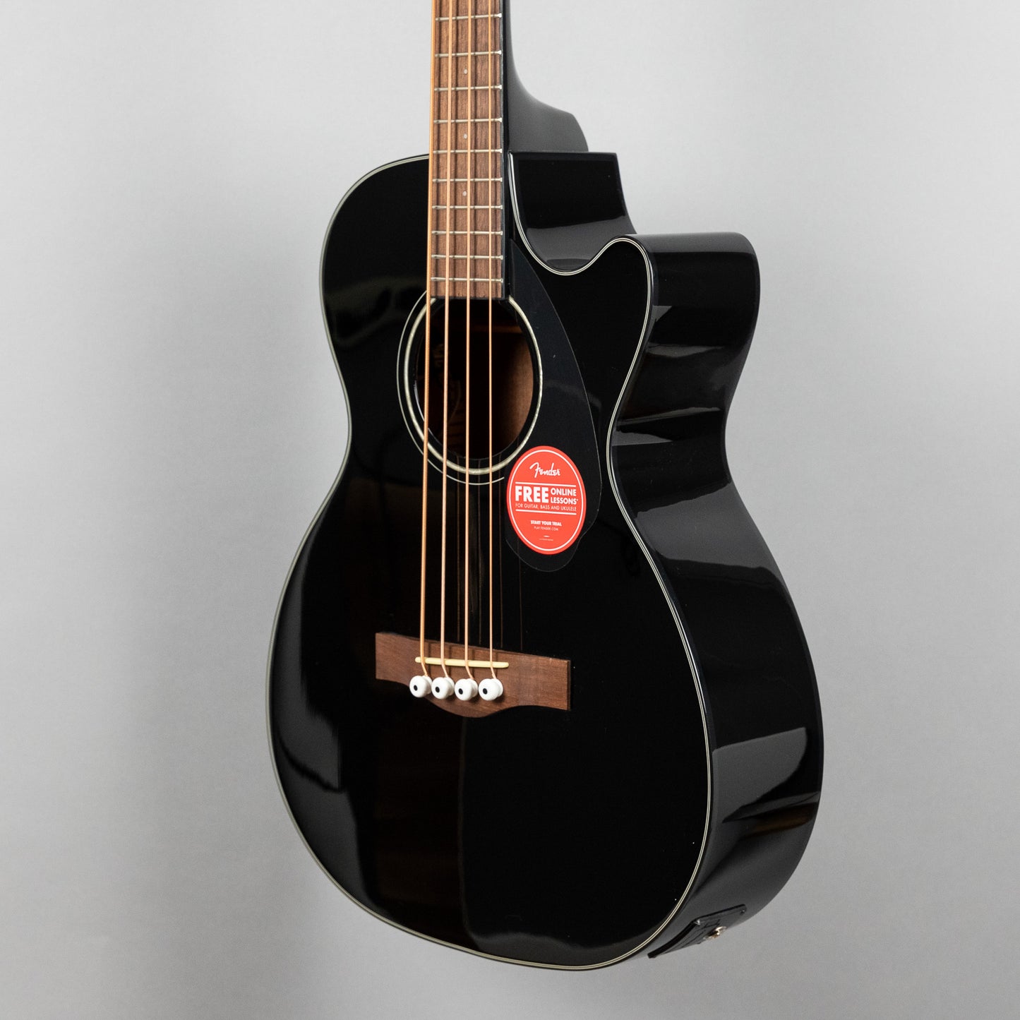 Fender CB-60SCE Acoustic Bass, Black