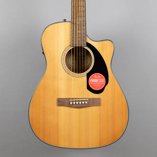 Fender CC-60SCE Concert Acoustic Guitar, Natural