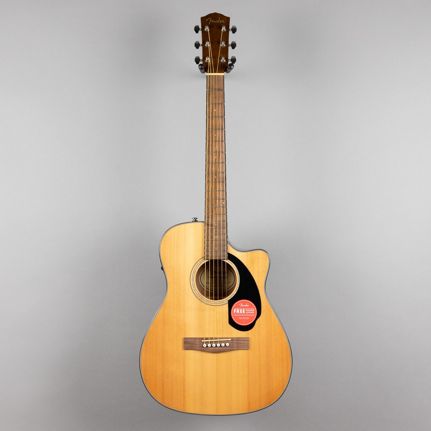 Fender CC-60SCE Concert Acoustic Guitar, Natural