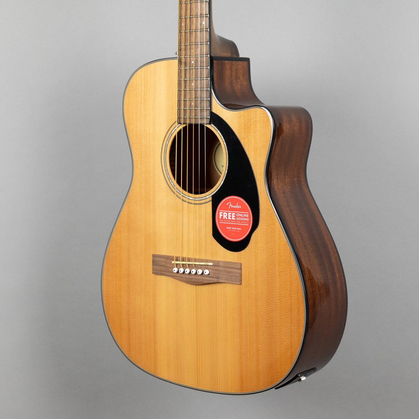 Fender CC-60SCE Concert Acoustic Guitar, Natural