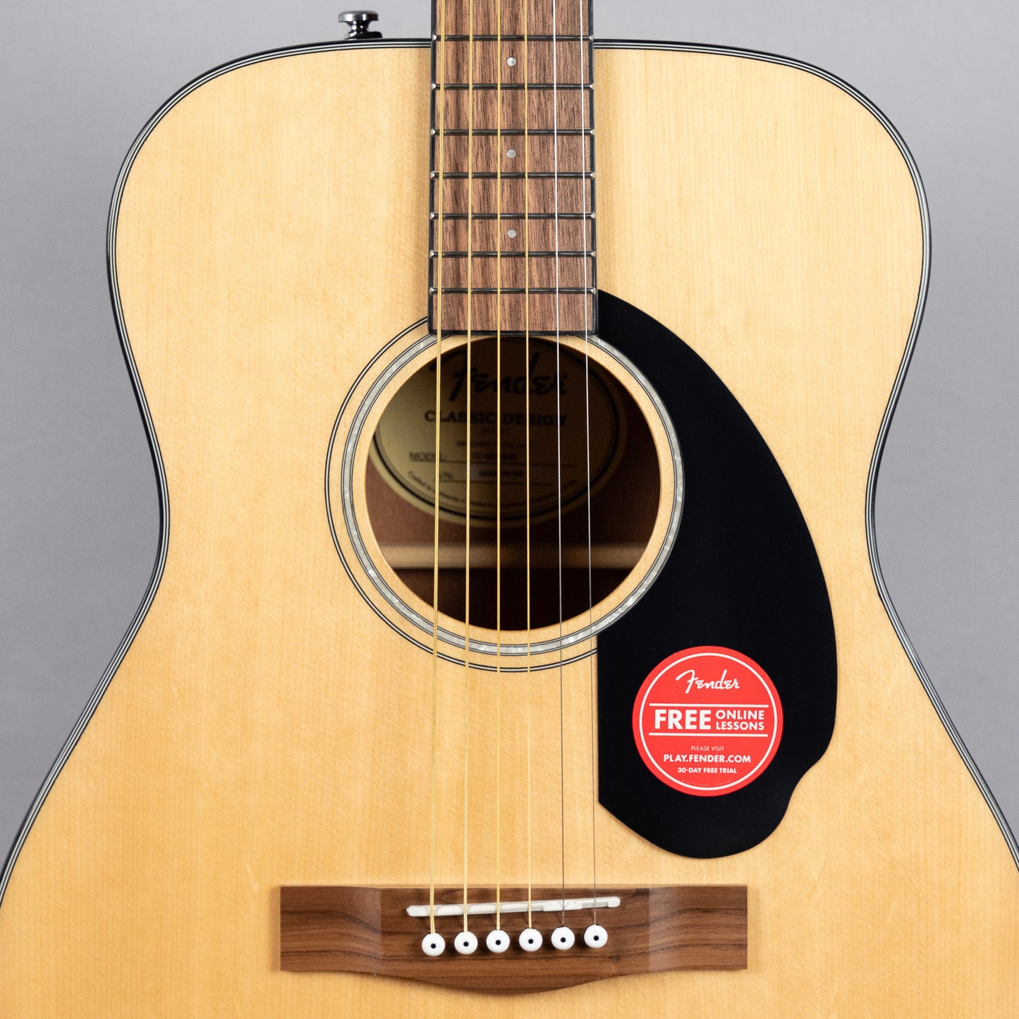 Fender CC-60S Concert Acoustic Guitar, Natural