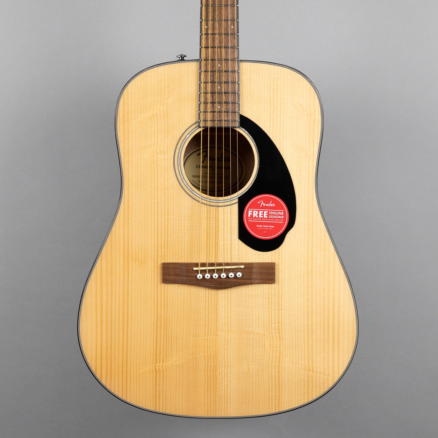 Fender CD-60S Dreadnought Acoustic Guitar, Natural
